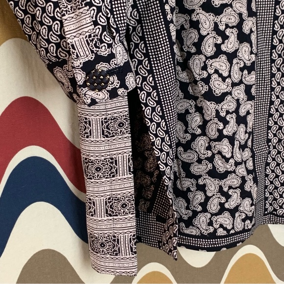 Vintage Korean Paisley Tunic Top EUC - Picture 9 of 9